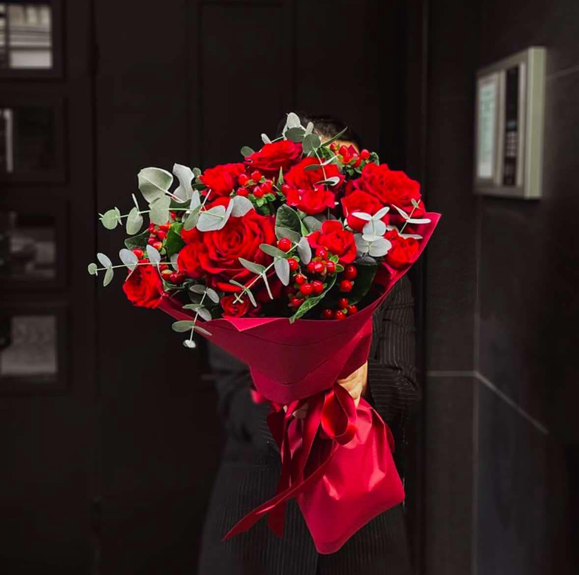 Crimson Luxe Bouquet