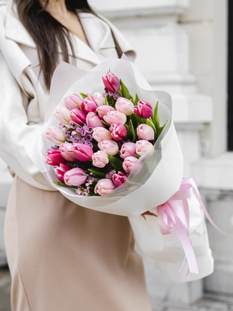 Pink Tulip Bouquet