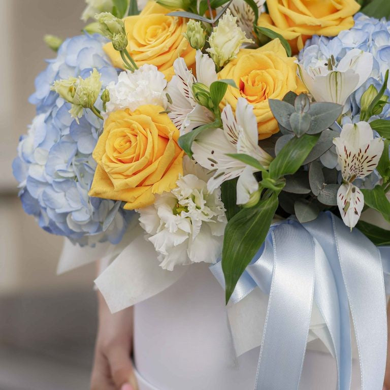 Golden Serenity Flower Box