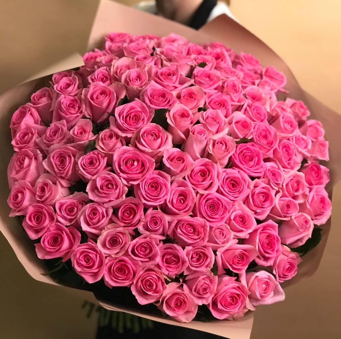 Bouquet 100 Pink Roses