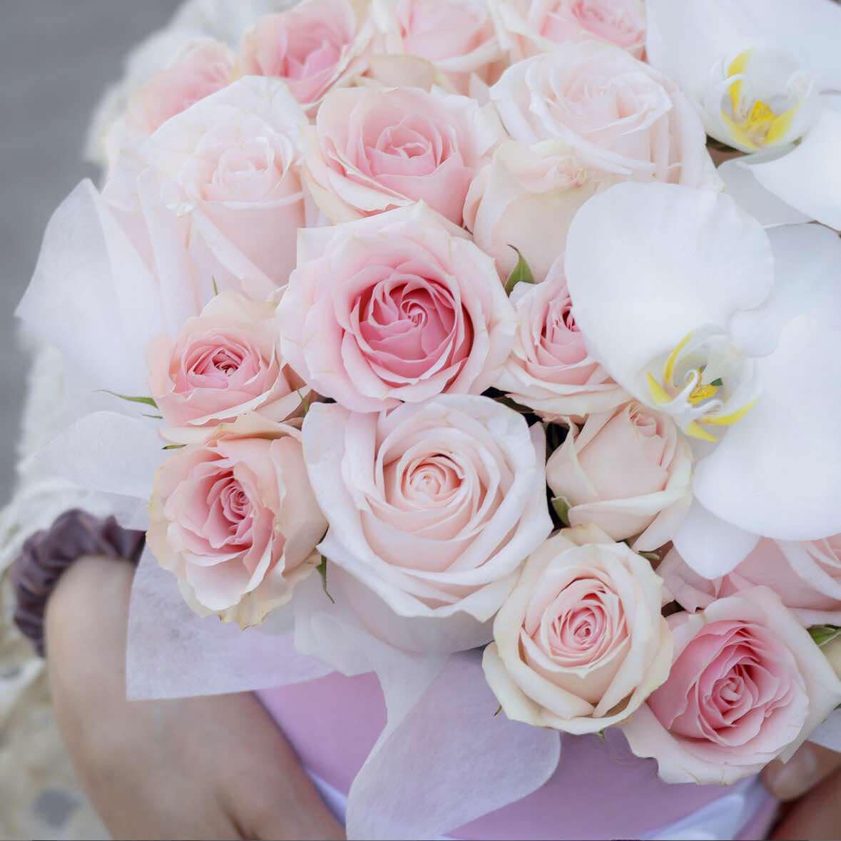 Orchid Blush Flower Box