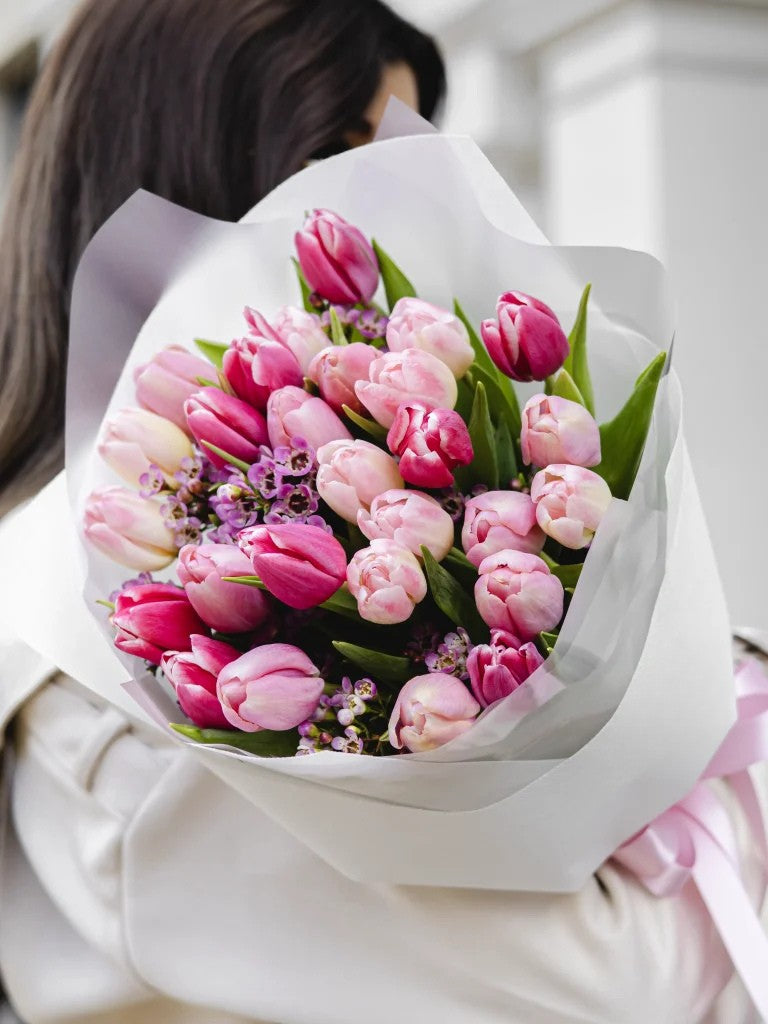 Pink Tulip Bouquet