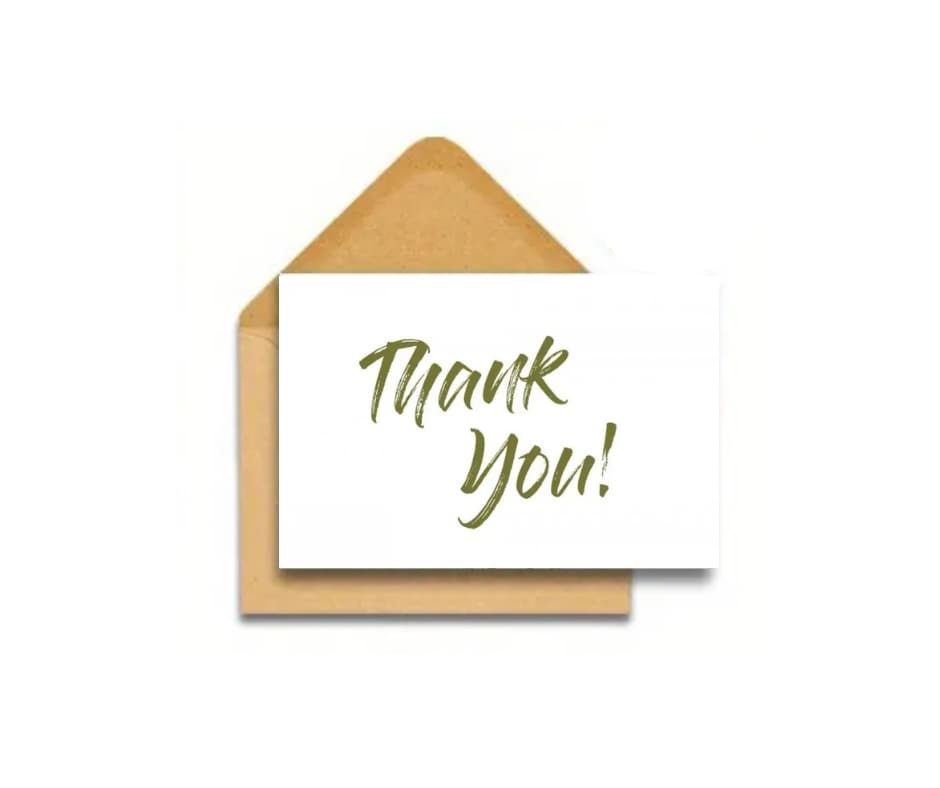 “Thank You” Mini Greeting Card