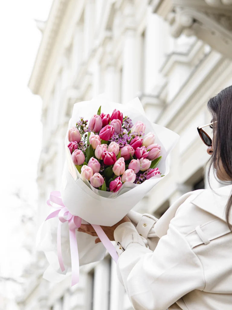 Pink Tulip Bouquet
