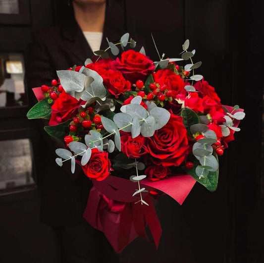 Crimson Luxe Bouquet