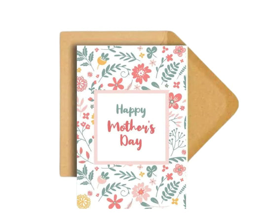 Happy Mother’s Day Floral Greeting Card